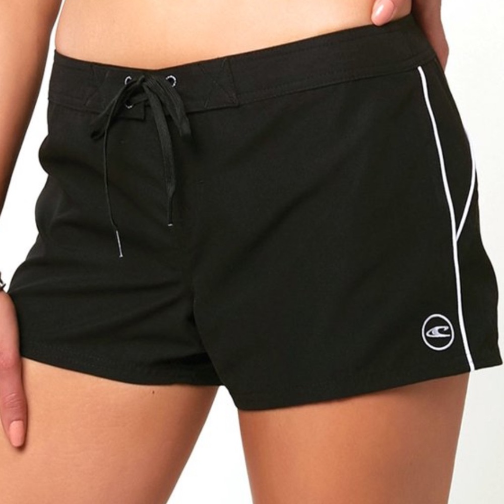 O'Neill BLACK Juniors' Swim Board Shorts